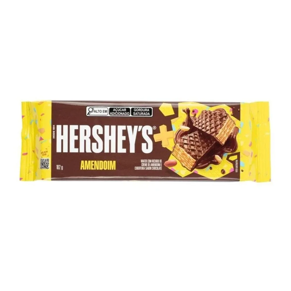 Wafer Hersheys Amedoim 102g