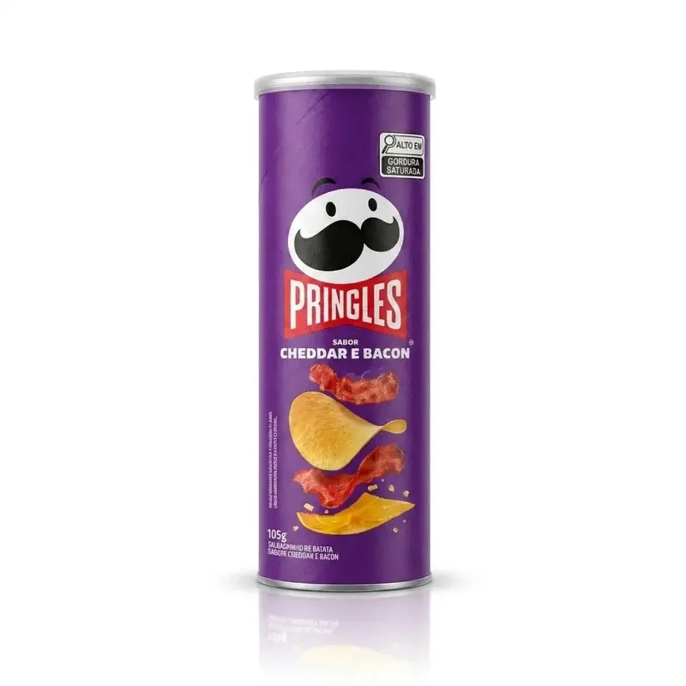 Pringles Cheddar e Bacon 104g