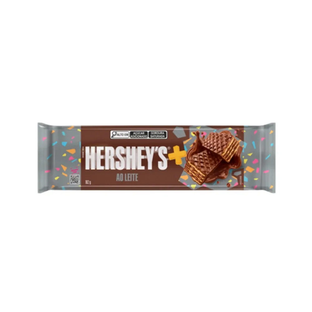 Wafer Hershey's Chocolate Ao Leite 102g